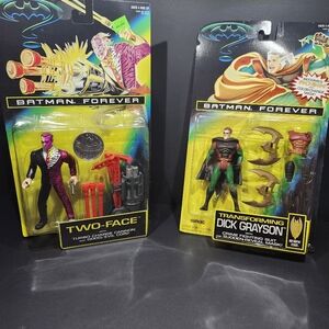 Batman Forever Action Figures - Two-Face and Dick Grayson